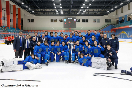 Қазақстан жасөспірімдер құрамасы шайбалы хоккейден өз айдынында өткен халықаралық турнирде жеңіске жетті