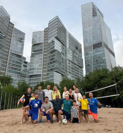 Сезон увлекательной бразильской игры footvolley открыли в Алматы Сезон увлекательной бразильской игры footvolley открыли в Алматы