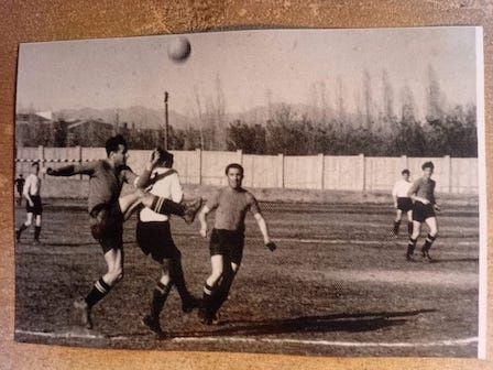 Летопись футбола от Игоря Рыжкова: 70-летию первого матча «Кайрата» посвящается Летопись футбола от Игоря Рыжкова: 70-летию первого матча «Кайрата» посвящается