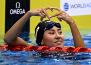 Диана Тасжанова установила новый рекорд Казахстана по плаванию