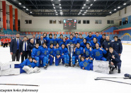 Қазақстан жасөспірімдер құрамасы шайбалы хоккейден өз айдынында өткен халықаралық турнирде жеңіске жетті