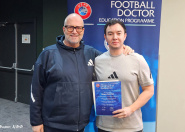 Қазақстан құрамасының дәрігері UEFA FDEP жобасы бойынша оқыту курсынан өтті