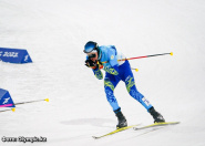 Как Чингиз Ракпаров выступил в лыжном двоеборье