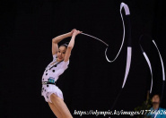 Ақмарал Ерекешева көркем гимнастикадан Әлем кубогы кезеңінде қола жүлдеге ие болды