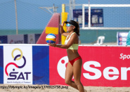 Волейболшылар Лаура Қабылбекова мен Надежда Иванченко жағажай Азиадасында Өзбекстанды жеңді