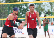 Казахстанские пляжники Богату и Гурин вышли в плей-офф Азиады без поражений