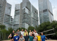 Сезон увлекательной бразильской игры footvolley открыли в Алматы Сезон увлекательной бразильской игры footvolley открыли в Алматы